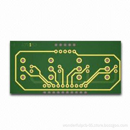 Double Side Express Bare Electronic PCB with FR4 Material 1.0mm Board Thickness, Used for LED Light
